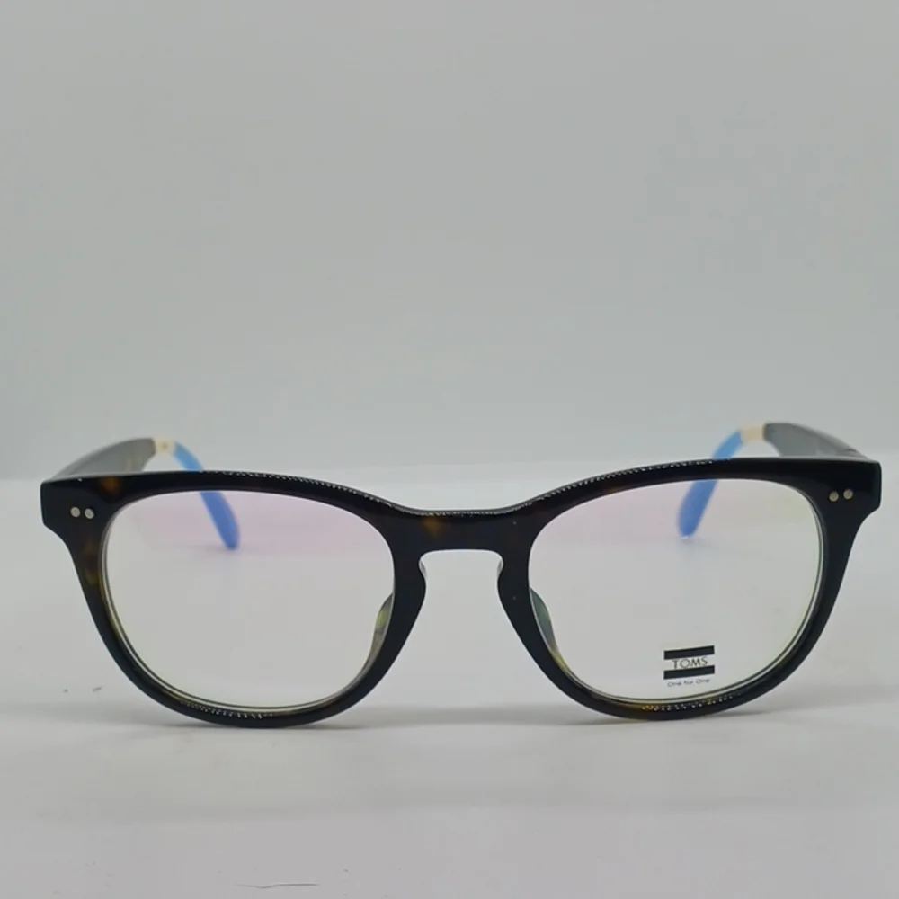 NWT WOMEN'S TOMS EYEGLASS FRAMES ISA TORTOISE LIGHT BLUE